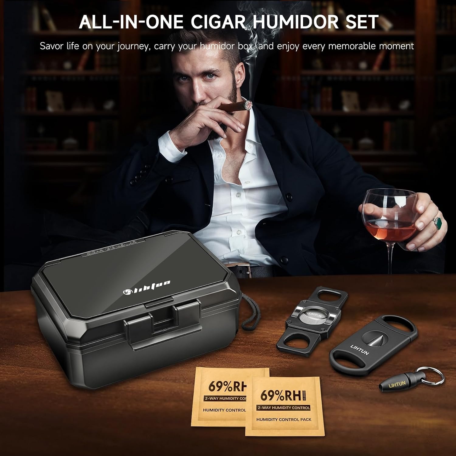 LIHTUN Travel Cigar Gift Set: image 6