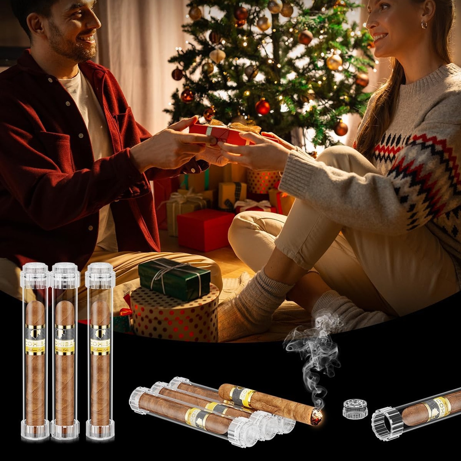 FANKAI Detachable Cigar Humidor Tubes (Set of 3): image 7